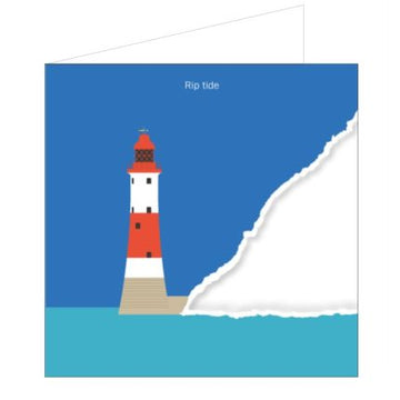 All at Sea Rip Tide Greetings Card
