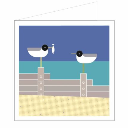 All at Sea Pecking Order Greetings Card