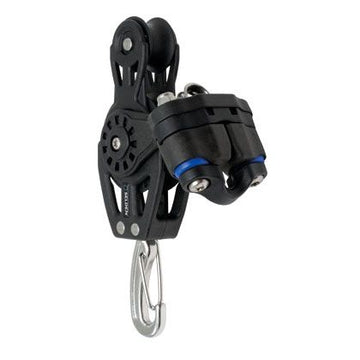 Selden 40mm Fiddle Block with Hook and Cam with Eye