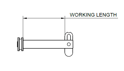 Sea Sure 6mm Standard Head Drop Nose Pin