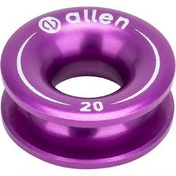 Allen Aluminium Thimble 20mm x 8mm-Purple