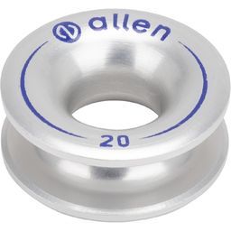 Allen Aluminium Thimble 20mm x 8mm-Silver