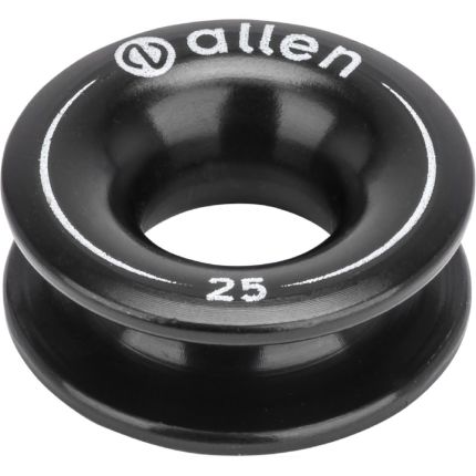 Allen Aluminium Thimble 25mm Diameter 10mm Wide-Black