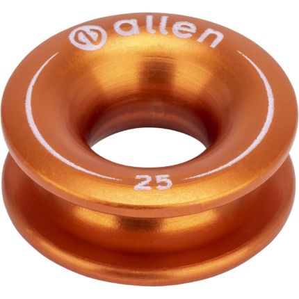 Allen Aluminium Thimble 25mm Diameter 10mm Wide-Orange