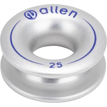 Allen Aluminium Thimble 25mm Diameter 10mm Wide-Silver