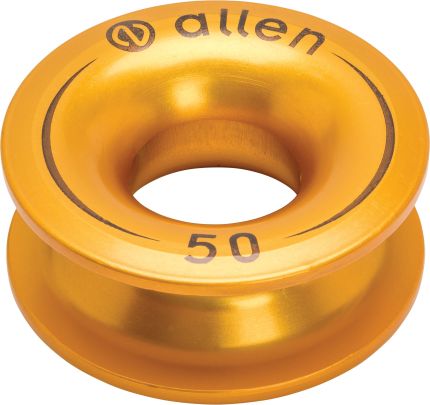 Allen Aluminium Thimble 50mm Diameter 20mm Wide-Gold