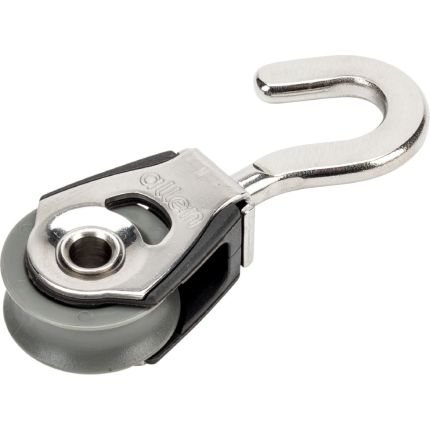 Allen 20mm Plain Bearing Single Block With Swivel Hook