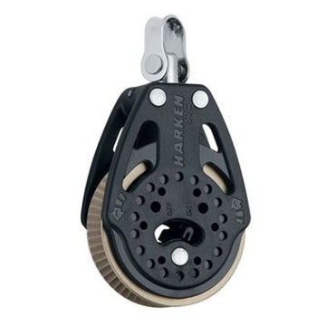 Harken 57mm Ratchet Block - Swivel, Becket, Cam Cleat Manual