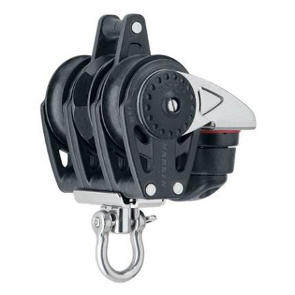 Harken 40mm Triple Ratchet Block Swivel Becket Cam Cleat