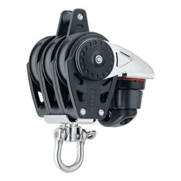 Harken 40 MM Triple Block Swivel Becket Cam Cleat