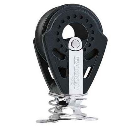 Harken 40mm Carbo Block With Spring and Eyestrap - Assembled