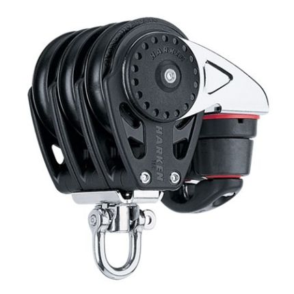 Harken 75 mm Triple Block Swivel Cam Cleat