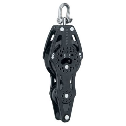 Harken 57mm Fiddle Ratchet Block - Swivel, Becket