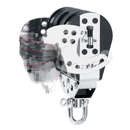 Harken 75 mm Ratchamatic Block Swivel Becket Cam Cleat