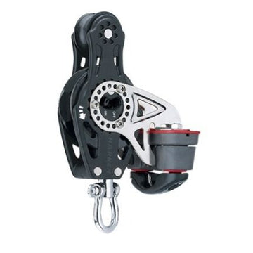 Harken 75 mm Fiddle Ratchet Block Swivel Cam Cleat