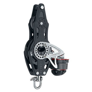 Harken 75 mm Fiddle Ratchet Block Swivel Becket Cam Cleat