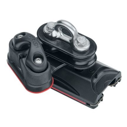 Harken 22mm High-Load Car — Pivoting Sheaves, Cam Cleat