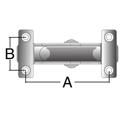 Harken 57 mm Aluminium Flip Flop Block