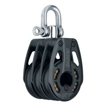 Harken 57 mm Aluminium Triple Block Swivel