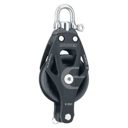 Harken 60 mm Aluminium Element Block Swivel Becket