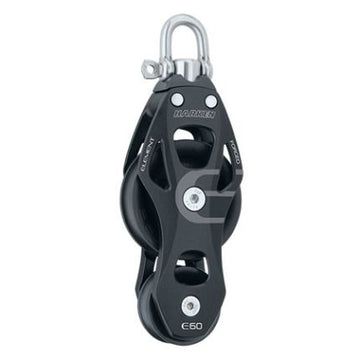 Harken 60 mm Aluminium Element Fiddle Block Swivel