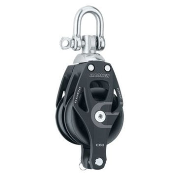 Harken 60 mm Aluminium Element Double Block Swivel Becket