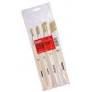 Pro Dec Synthetic Slant Cut Lining Fitch Set Pack Of 4