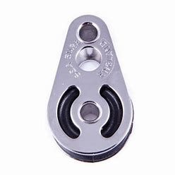 Seasure 25mm Single Plain Bearing Block with Hollow Rivet