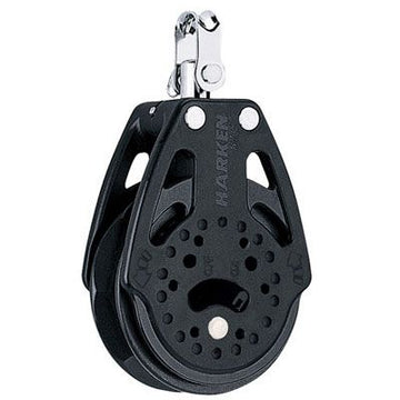 Harken 57mm Single Carbo Ratchet Block with Switchable Ratchet and Swivel
