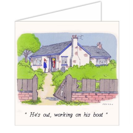 Peyton He's Out..Greetings Card