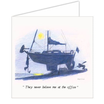 Peyton Never Believe Greetings Card