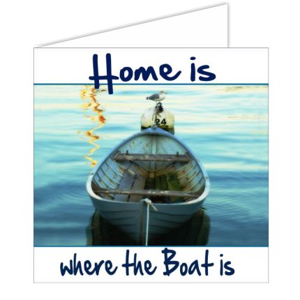 Nauticalia Home Is..Greeting Card
