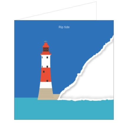 All at Sea Rip Tide Greetings Card