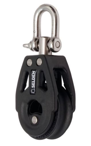 Selden 30mm single Block with swivel
