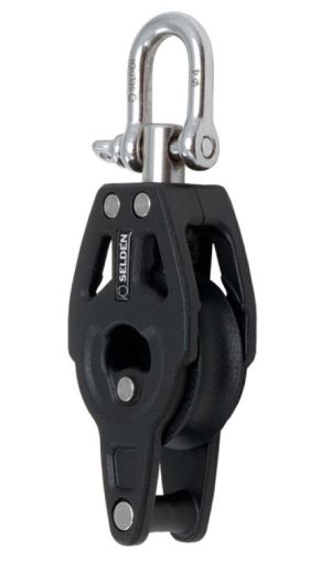 Selden 30mm Single Swivel Block with Becket