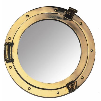 Nauticalia Brass Porthole Mirror 20cm