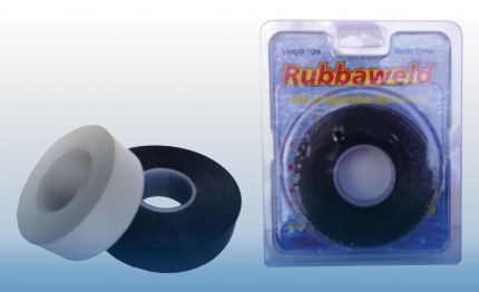 Seasure Rubbaweld Tape 5mx25mm Black Self Amalgamating