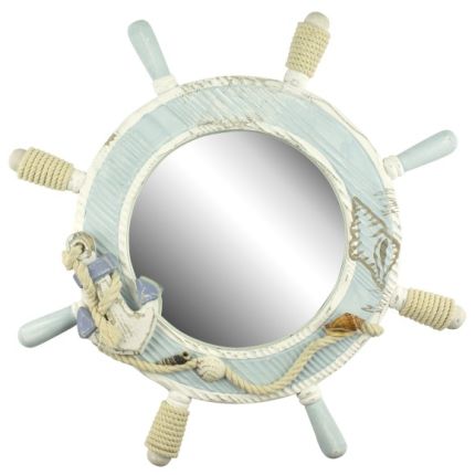 Nauticalia Ship Wheel Mirror