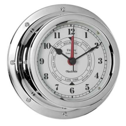 Nauticalia Fitzroy Tide Clock (QuickFix) Chrome
