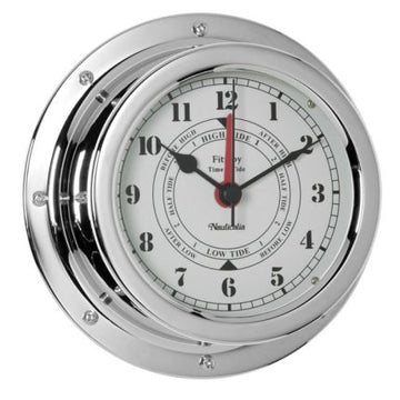 Nauticalia Fitzroy Tide Clock (QuickFix) Chrome