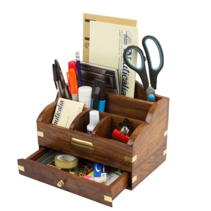 Nauticalia Naval-Style Small Desk Tidy