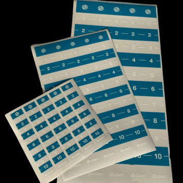 Allen Calibration Sticker