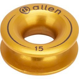 Allen Aluminium Thimble 15mm x 6mm-Gold
