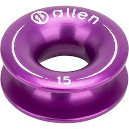 Allen Aluminium Thimble 15mm x 6mm-Purple