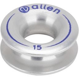 Allen Aluminium Thimble 15mm x 6mm-Silver