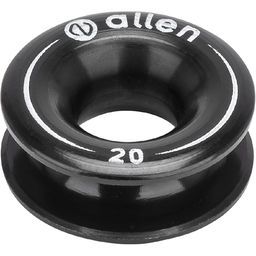 Allen Aluminium Thimble 20mm x 8mm-Black