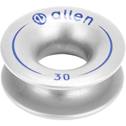Allen Aluminium Thimble 30mm x 12mm Wide-Silver
