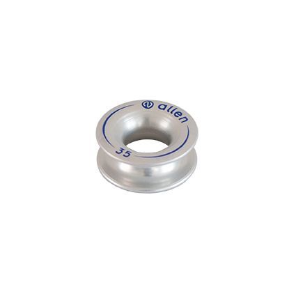 Allen Aluminium Thimble 35mm x 14mm Wide-Silver