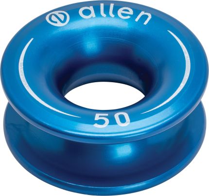Allen Aluminium Thimble 50mm Diameter 20mm Wide-Blue