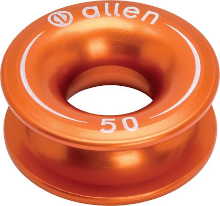 Allen Aluminium Thimble 50mm Diameter 20mm Wide-Orange